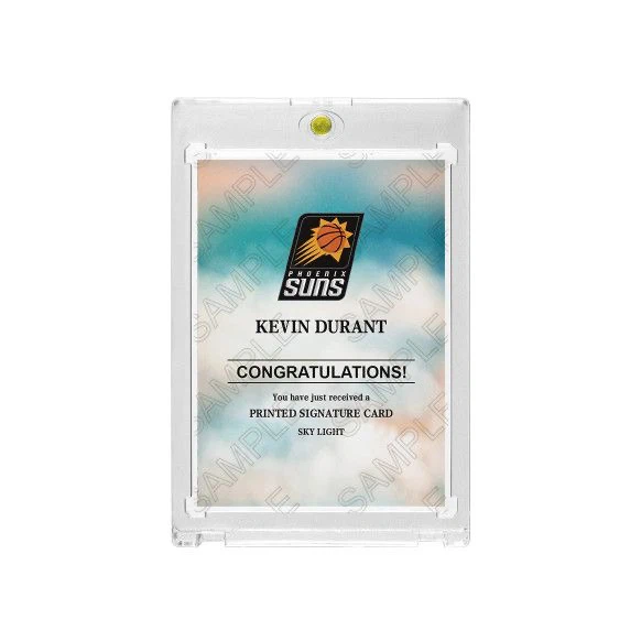 Suns Kevin Durant Sky Light Cloud Theme Basketball Collectible Card with Display Case
