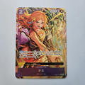 Fan Made Nami Wano Outfit Holographic Anime Trading Card
